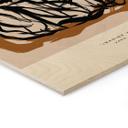 Cuadro de madera Pinceladas negras - Imagine Yoko - Treechild