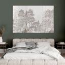 Acrylglas Forest met boslandschap in beige - Ms Tiff