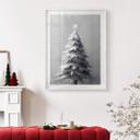 Póster del árbol de Navidad cubierto de nieve - Treechild
