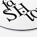 Tableau sur alu-Dibond rond Fashion 01