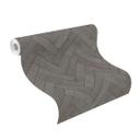 Murstenstapet, tapet med steneffekt Factory V sort