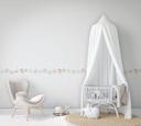Tapet, non-woven tapet Kids Walls hvid, blå, beige