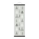 Póster de tela de Navidad - Ilustración de árboles de Navidad - Kristina