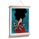 Póster mujer con alas de mariposa - Hülya