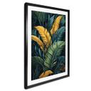 Póster Hojas de palmera de colores - Jaszke