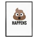 Póster - Emojione - Shit happens