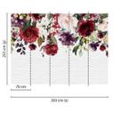 non-woven tapet Designwalls i farverige og hvide non-woven tapet Mural Roser 