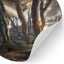Hellig fyrreskov Wallsticker - Ryu - Rund