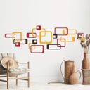 Wallsticker - Retro Rektangel Orange