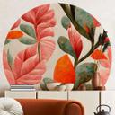 Tapet cirkel Treechild - Indian Rose - vliesetapet/selvklæbende non-woven tapet