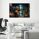 Canvasbillede, Kvindelig steampunk-abstraktion