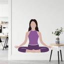 Muursticker Yoga Pose III