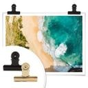 Póster Colombo - Vista de la playa desde arriba
