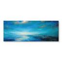 Tableau en verre L'infini en bleu - Schmucker - Panorama