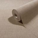 Papel pintado no tejido textil, liso texturado moderno mate en marrón