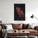 Póster de tela Telescopio James Webb - Torbellino cósmico Herbig Haro 49/50
