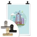 Póster - Visite Ámsterdam