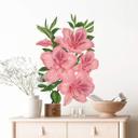Muursticker Roze Lelie