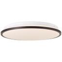 LED-Deckenleuchte Iva, schwarz, ⌀39,5 cm, Deckenlampe mit LED, dimmbar