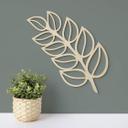 Decoración en madera de álamo - Hoja de fresno