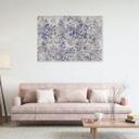 Canvasbillede, Mosaik blå