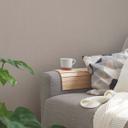 Papel pintado tejido-no tejido liso beige gris - Papel pintado aspecto tela