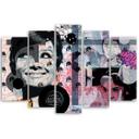 5 stykke lærredstryk, Audrey Hepburn skuespillerinde