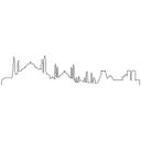 Muursticker Istanbul Skyline