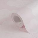 Papel pintado Nube rosa blanco - Papel pintado para cuarto de niños con motivo de cielo