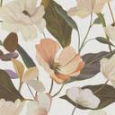 Ikke-vævet tapet, blomstermotiv tapet Secret Garden koral