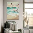 Lienzo gaviotas en la playa - SpaceFrog Designs