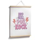 Póster Hey girl you rock