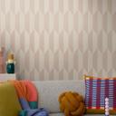 COSMOPOLITAN 3D-tapet stue beige metallic - skinnende ikke-vævet tapet