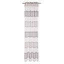 Homing Vorhang mit verdeckten Schlaufen Marley weiß, grau, silber -  2,45 x 1,4 m