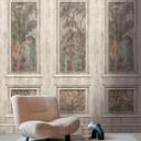 Fototapet med skovbillede Antik Beige Brun - Udvideligt design