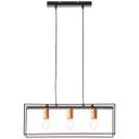 Pendelleuchte Amber, braun, 85,5 x 60 cm, Metall Pendellampe