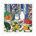 Plakat Frugt og grøntsager på køkkenbordet - Inspireret af Matisse - Zamart