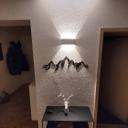 MDF - Decoración en madera - Puzzle de montaña