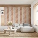 Non-woven tapet i beige abstrakt stribet look grafisk moderne 