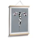 Póster Banksy - Jesucristo con bolsas de la compra