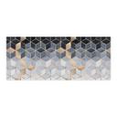 Salpicadero de cocina autoadhesivo Fredriksson - Geometría azul