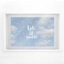 Vinduesfolie - Let it snow