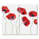 Disher kogeplade dækplade - Poppies