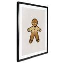 Póster de Navidad - Hombre de pan de jengibre - Orara Studio