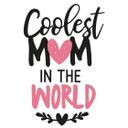 Sticker mural Coolest Mom in the world