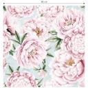 Mønstret tapet FN-design - Pink Paeonia