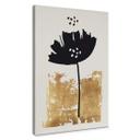 Canvasbillede - Kubistika - Black Flower