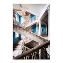 Póster de tela Imponente escalera con encanto antiguo - Robroek