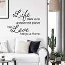 Wallsticker -  Life takes us...
