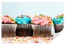Zelfklevende Poster - Party Cupcakes
